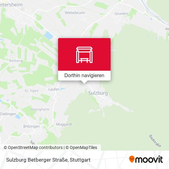 Sulzburg Betberger Straße Karte