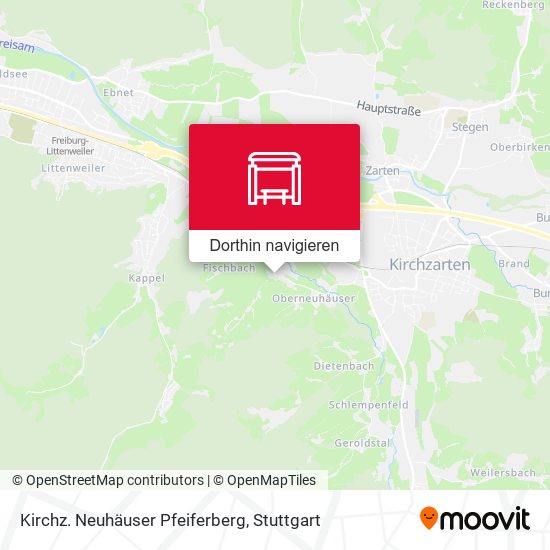 Kirchz. Neuhäuser Pfeiferberg Karte