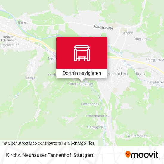 Kirchz. Neuhäuser Tannenhof Karte