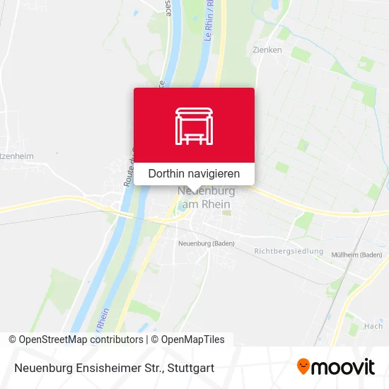 Neuenburg Ensisheimer Str. Karte