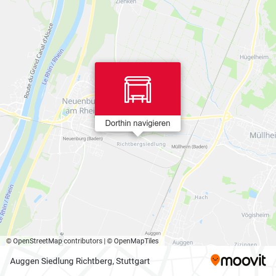 Auggen Siedlung Richtberg Karte