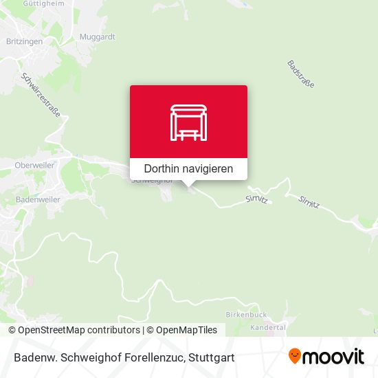 Badenw. Schweighof Forellenzuc Karte