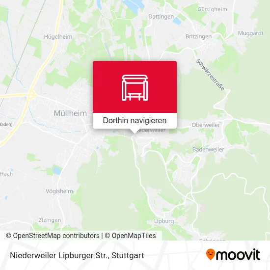 Niederweiler Lipburger Str. Karte