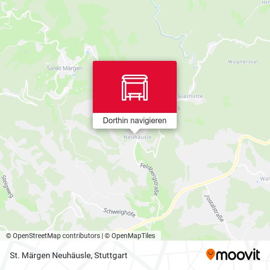 St. Märgen Neuhäusle Karte