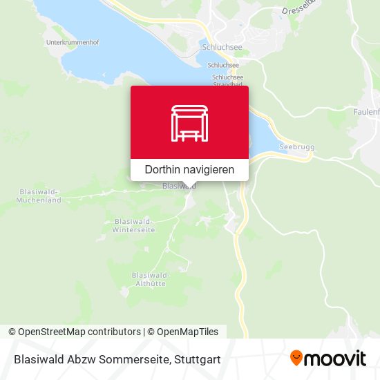 Blasiwald Abzw Sommerseite Karte