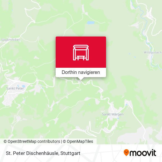 St. Peter Dischenhäusle Karte