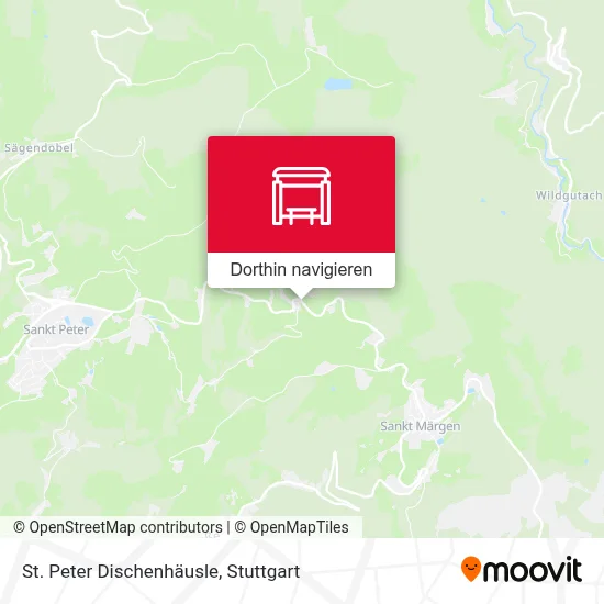 St. Peter Dischenhäusle Karte