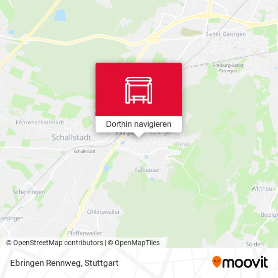 Ebringen Rennweg Karte