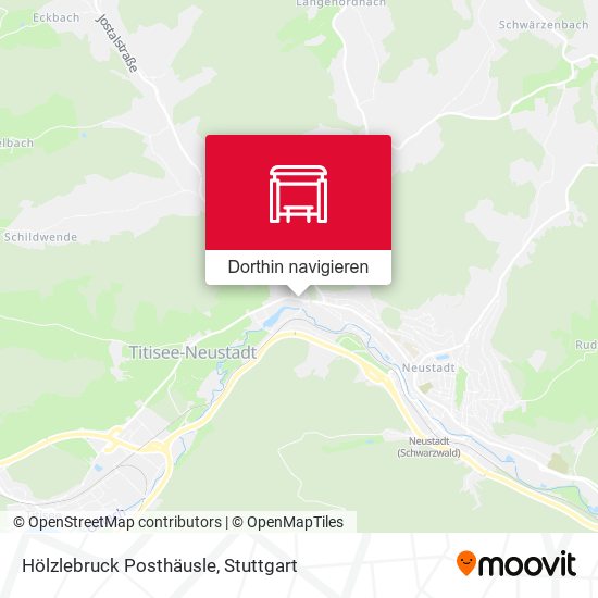 Hölzlebruck Posthäusle Karte