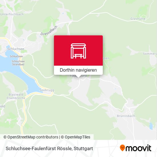 Schluchsee-Faulenfürst Rössle Karte