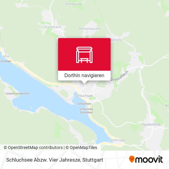 Schluchsee Abzw. Vier Jahresze Karte