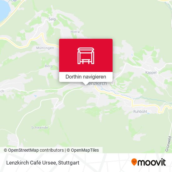 Lenzkirch Café Ursee Karte