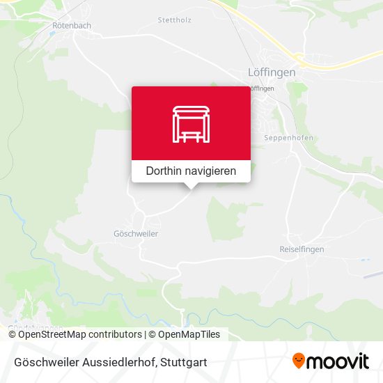 Göschweiler Aussiedlerhof Karte
