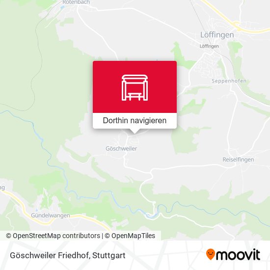 Göschweiler Friedhof Karte