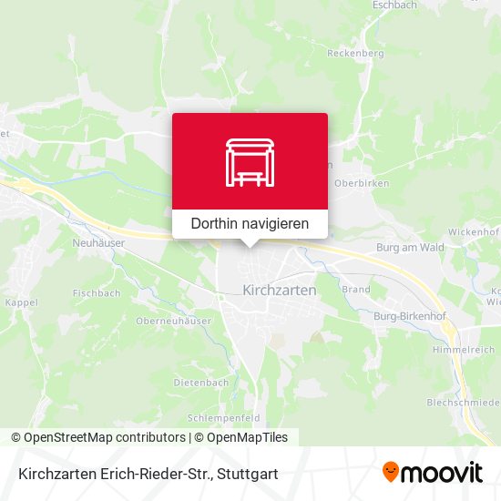 Kirchzarten Erich-Rieder-Str. Karte