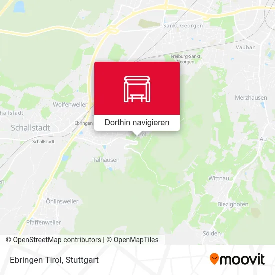 Ebringen Tirol Karte