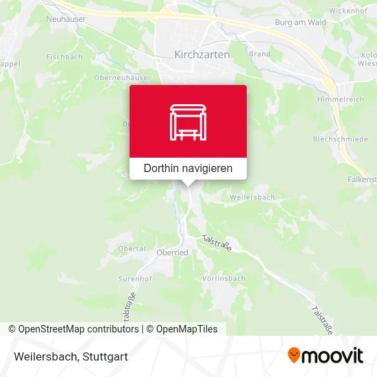 Weilersbach Karte