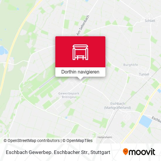 Eschbach Gewerbep. Eschbacher Str. Karte