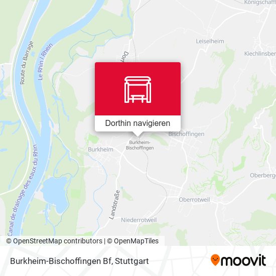 Burkheim-Bischoffingen Bf Karte