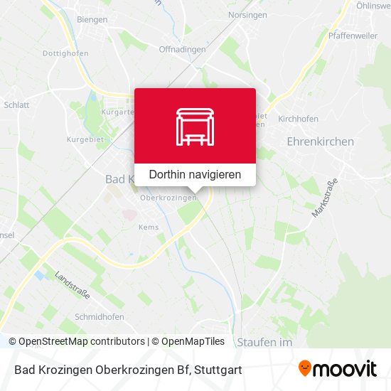 Bad Krozingen Oberkrozingen Bf Karte