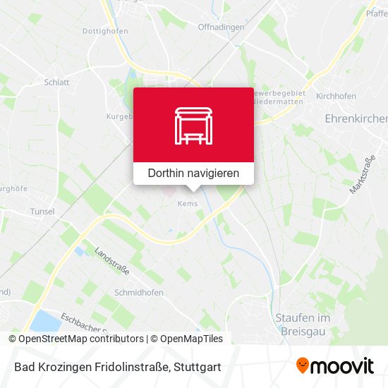 Bad Krozingen Fridolinstraße Karte