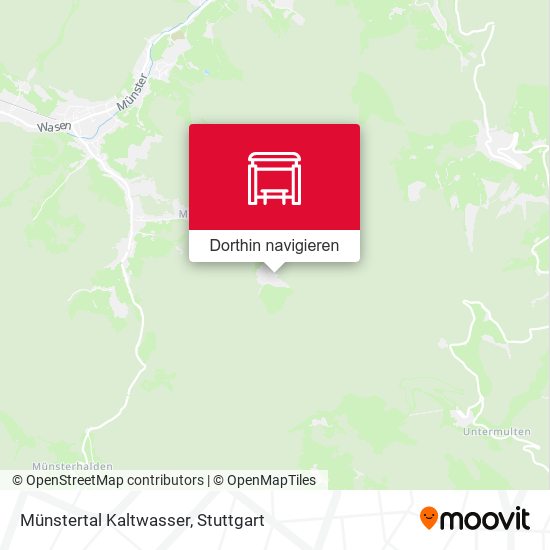Münstertal Kaltwasser Karte