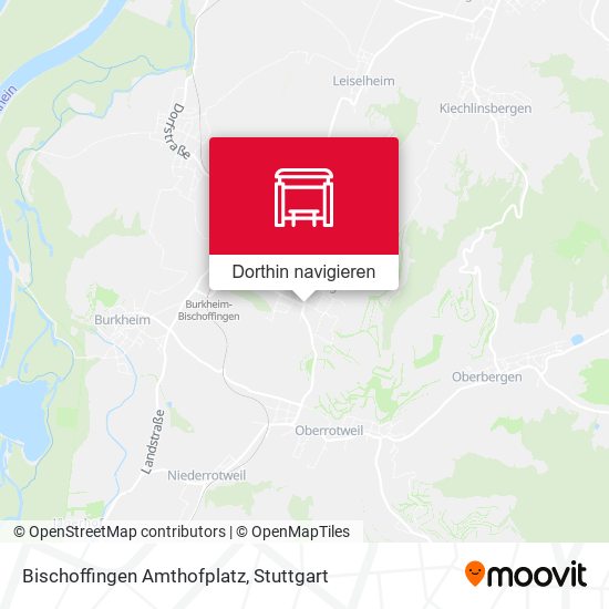 Bischoffingen Amthofplatz Karte