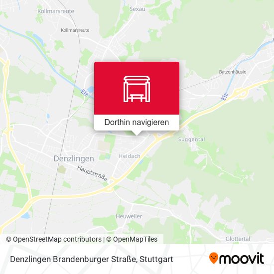 Denzlingen Brandenburger Straße Karte