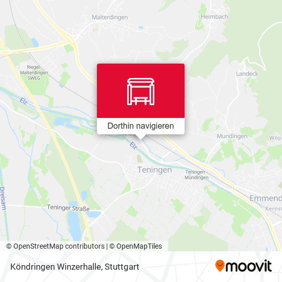 Köndringen Winzerhalle Karte