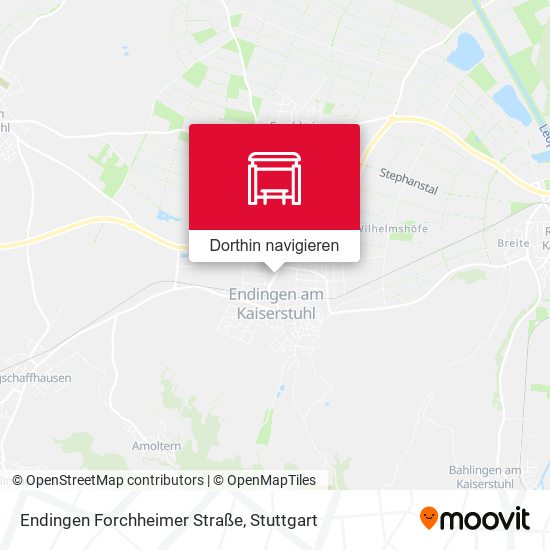 Endingen Forchheimer Straße Karte