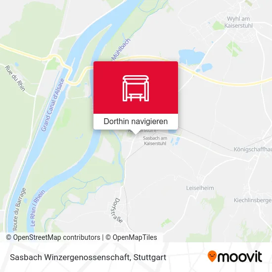 Sasbach Winzergenossenschaft Karte