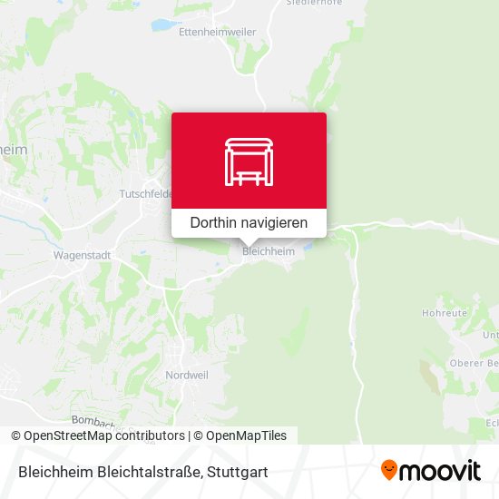 Bleichheim Bleichtalstraße Karte