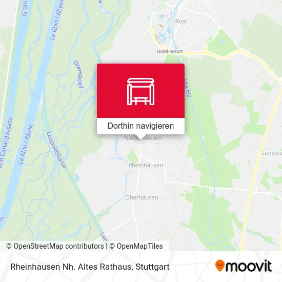 Rheinhausen Nh. Altes Rathaus Karte