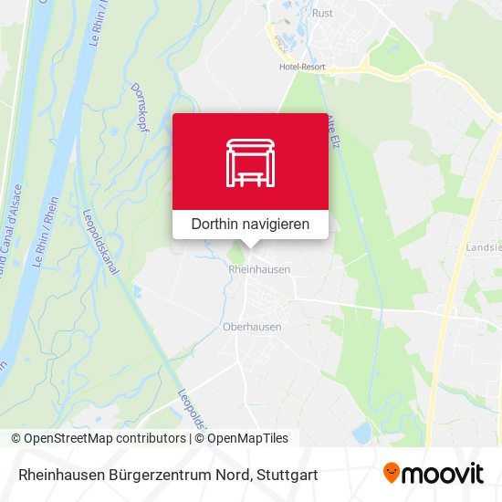 Rheinhausen Bürgerzentrum Nord Karte