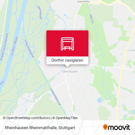 Rheinhausen Rheinmatthalle Karte