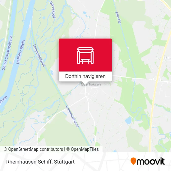 Rheinhausen Schiff Karte