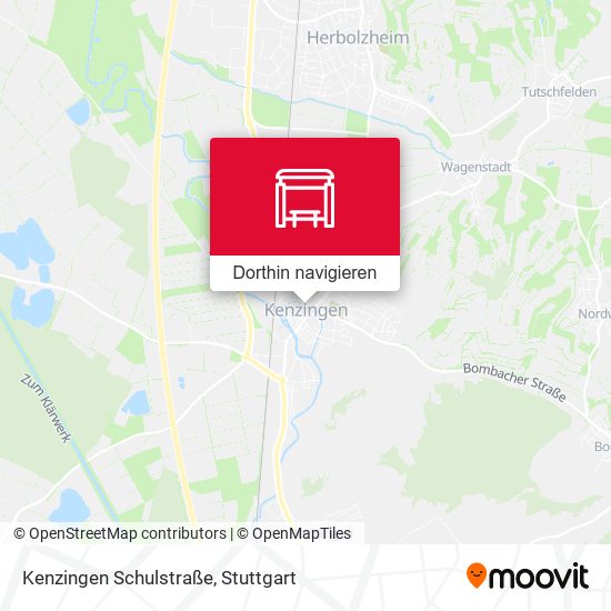 Kenzingen Schulstraße Karte