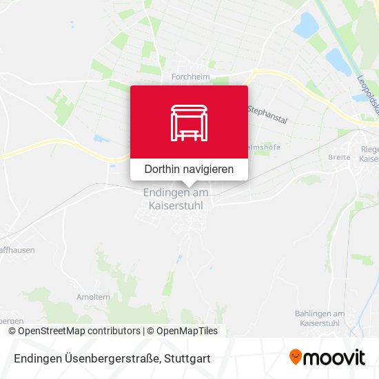 Endingen Üsenbergerstraße Karte