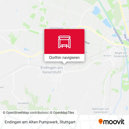 Endingen am Alten Pumpwerk Karte