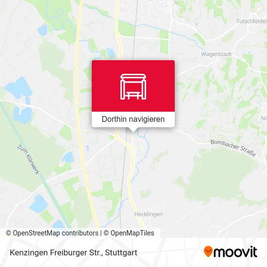 Kenzingen Freiburger Str. Karte