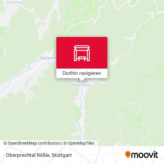 Oberprechtal Rößle Karte