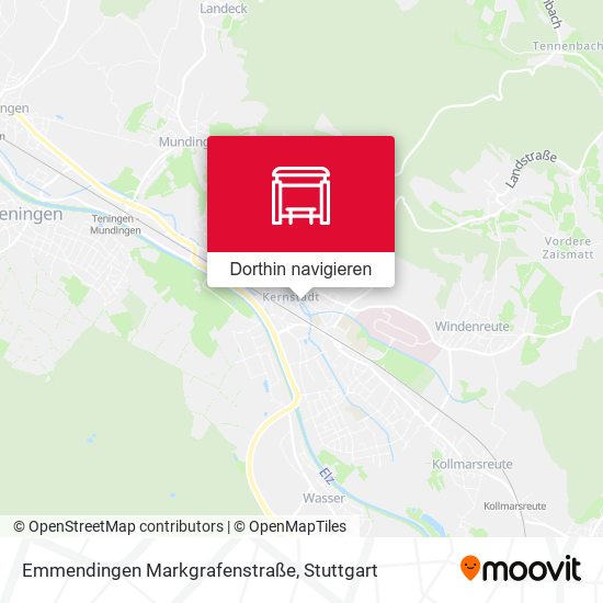 Emmendingen Markgrafenstraße Karte