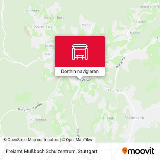 Freiamt Mußbach Schulzentrum Karte