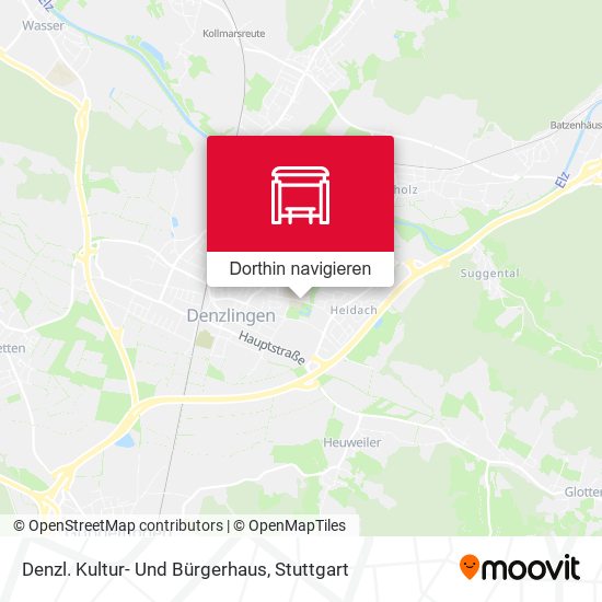 Denzl. Kultur- Und Bürgerhaus Karte