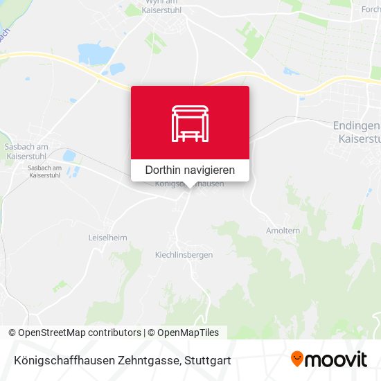 Königschaffhausen Zehntgasse Karte