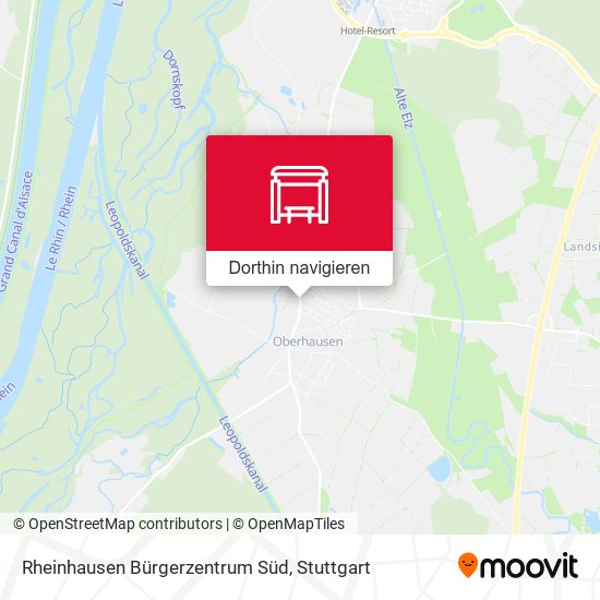 Rheinhausen Bürgerzentrum Süd Karte
