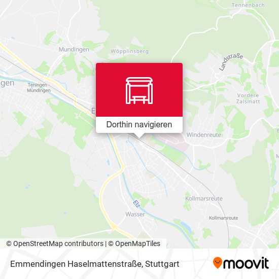 Emmendingen Haselmattenstraße Karte