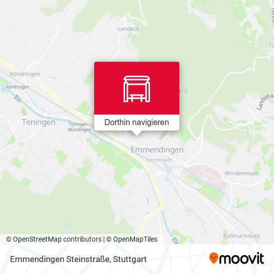 Emmendingen Steinstraße Karte