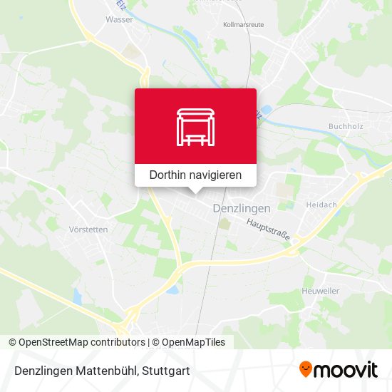 Denzlingen Mattenbühl Karte