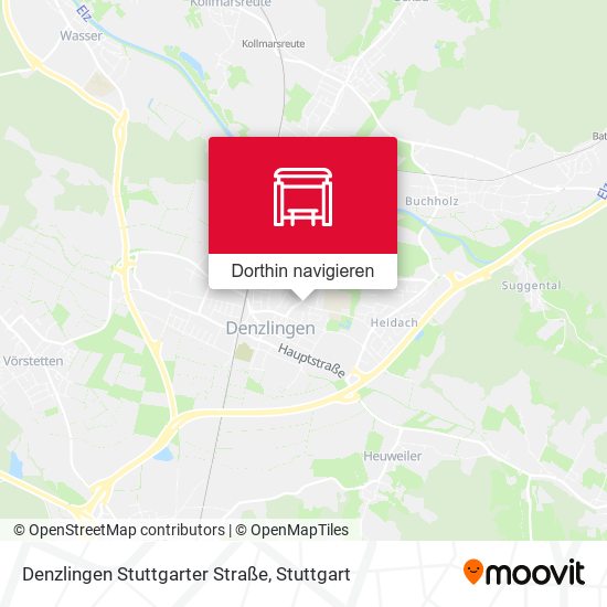 Denzlingen Stuttgarter Straße Karte